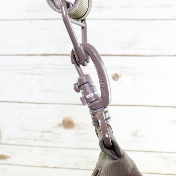 SALE! PacSafe Women's Brown Anti-Theft Shoulder Bag Size - Picture 7 of 8